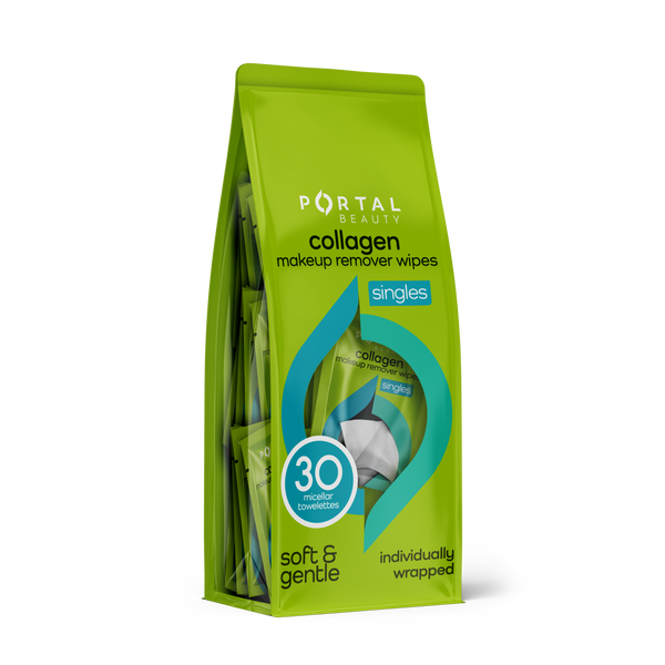 Portal Beauty Collagen Makeup Remover Wipes