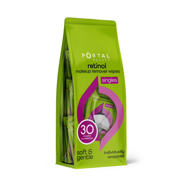 Portal Beauty Retinol Makeup Remover Wipes